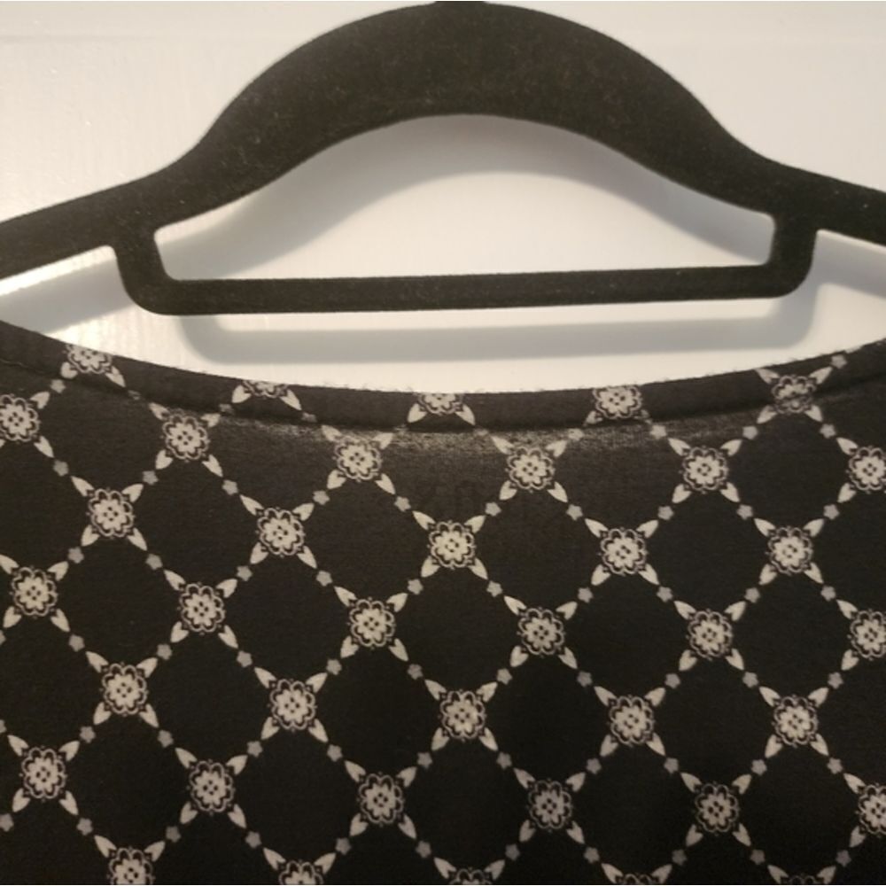 Adorable Black Zig checkered shift dress. Versatile. P XXL.‎ - Picture 10 of 11